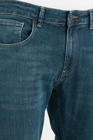 Buratti Pamuklu Normal Kalıp Normal Bel Jeans Erkek KOT PANTOLON 2203C55PARMA YEŞİL-MAVİ