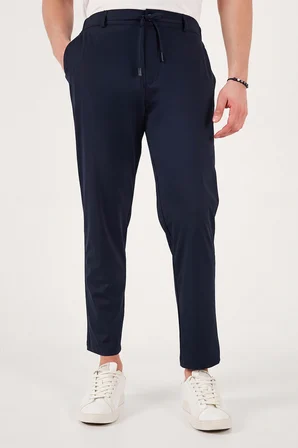 Buratti Pamuklu Regular Fit Normal Bel Pantolon Erkek PANTOLON CF26S615307 LACİVERT