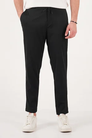 Buratti Pamuklu Regular Fit Normal Bel Pantolon Erkek PANTOLON CF26S615307 SİYAH