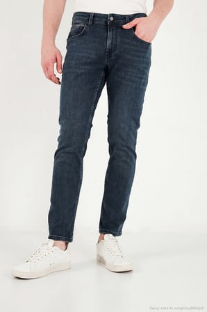 Buratti Pamuklu Normal Kalıp Normal Bel Jeans Erkek KOT PANTOLON 2213C58PARMA MAVİ-HAKİ