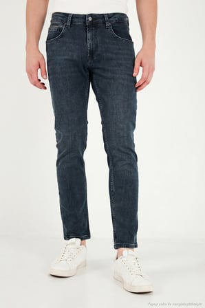 Buratti Pamuklu Normal Kalıp Normal Bel Jeans Erkek KOT PANTOLON 2213C58PARMA MAVİ-HAKİ