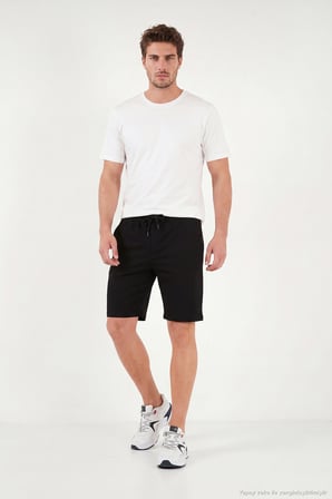 Buratti Regular Fit Bağlamalı Short Erkek SHORT 5908096 SİYAH