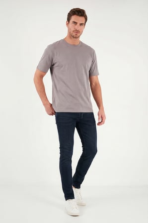 Buratti Pamuklu Slim Fit Normal Bel Jeans Erkek KOT PANTOLON 1135C64NAPOLI KOYU LACIVERT