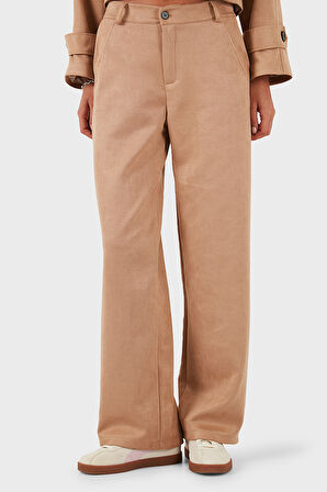 Via Dante Kadın Pantolon 68672644SUEDE