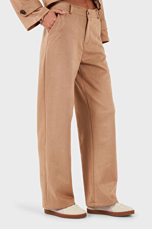 Via Dante Kadın Pantolon 68672644SUEDE