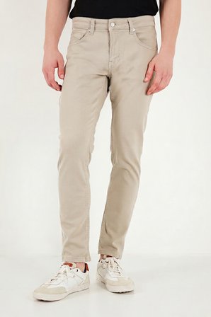 Buratti Pamuklu Normal Kalıp Normal Bel Jeans Erkek KOT PANTOLON 2211C67PARMA BEJ