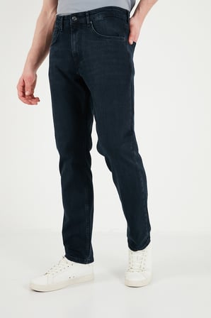 Buratti Pamuklu Comfort Fit Normal Bel Jeans Erkek KOT PANTOLON 4412C54TEXAS KOYU LACIVERT