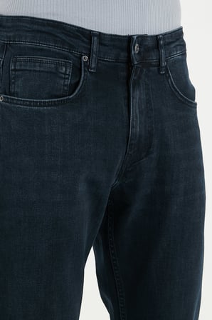 Buratti Pamuklu Comfort Fit Normal Bel Jeans Erkek KOT PANTOLON 4412C54TEXAS KOYU LACIVERT