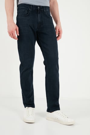 Buratti Pamuklu Comfort Fit Normal Bel Jeans Erkek KOT PANTOLON 4412C54TEXAS KOYU LACIVERT