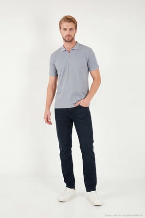 Buratti Pamuklu Comfort Fit Normal Bel Jeans Erkek KOT PANTOLON 4412C54TEXAS KOYU LACIVERT