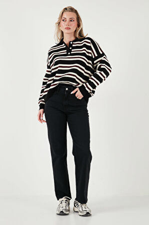 Lela Kadın Polo Yaka Kazak 4615259