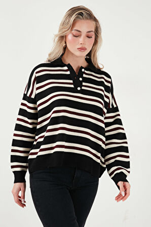 Lela Kadın Polo Yaka Kazak 4615259