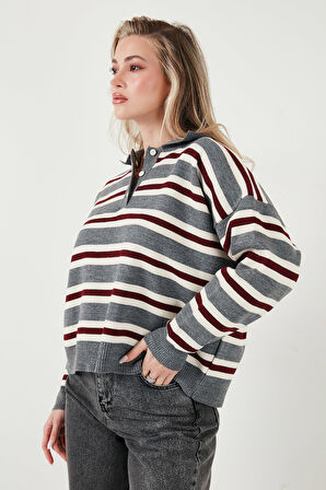 Lela Kadın Polo Yaka Kazak 4615259