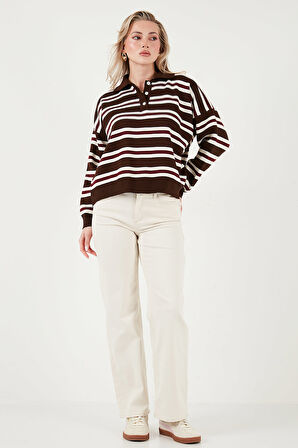 Lela Kadın Polo Yaka Kazak 4615259