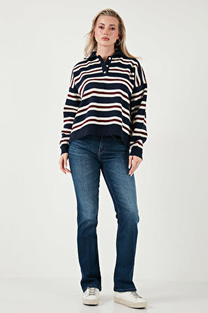 Lela Kadın Polo Yaka Kazak 4615259