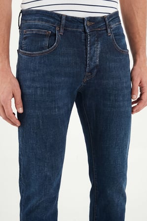Buratti Pamuklu Slim Fit Düşük Bel Jeans Erkek KOT PANTOLON 1115C84NAPOLI LACİVERT