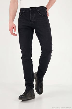 Buratti Pamuklu Slim Fit Normal Bel Jeans Erkek KOT PANTOLON 1135C83NAPOLI SİYAH