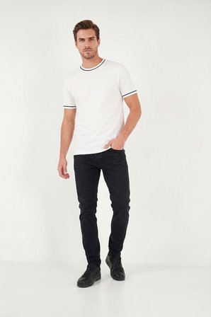 Buratti Pamuklu Slim Fit Normal Bel Jeans Erkek KOT PANTOLON 1135C83NAPOLI SİYAH