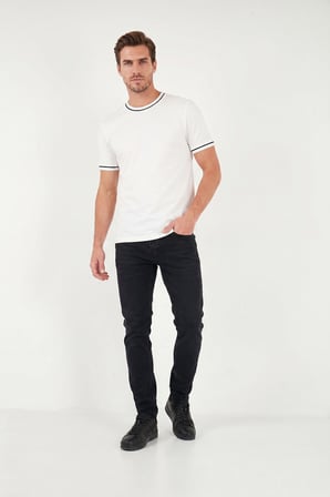 Buratti Pamuklu Slim Fit Normal Bel Jeans Erkek KOT PANTOLON 1135C83NAPOLI SİYAH