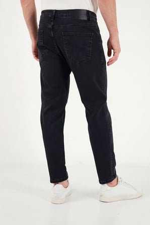 Buratti Pamuklu Slim Fit Normal Bel Jeans Erkek KOT PANTOLON 5901C83MILANO SİYAH