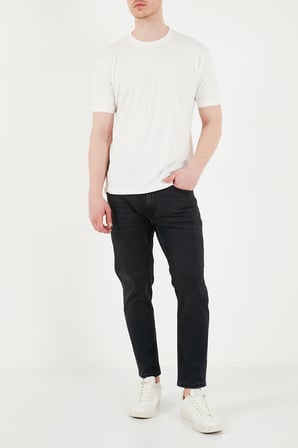 Buratti Pamuklu Slim Fit Normal Bel Jeans Erkek KOT PANTOLON 5901C83MILANO SİYAH