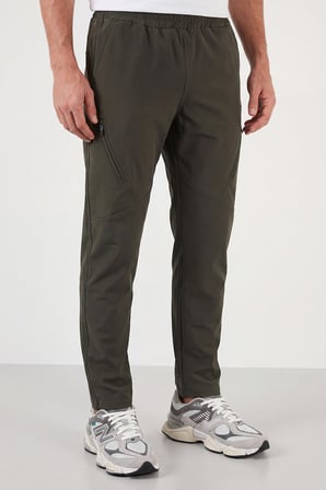 Buratti Normal Kalıp Lastikli Bel Düz Paça Trekking Pantolon Erkek PANTOLON 693159 HAKİ