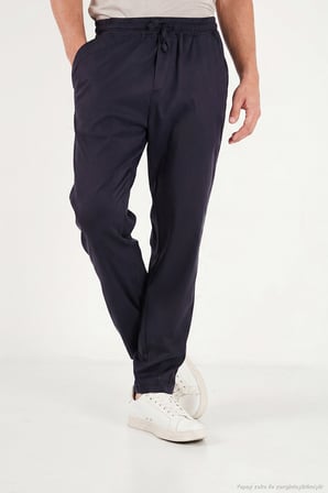 Buratti Slim Fit Normal Bel Boru Paça Denim Pantolon Erkek KOT PANTOLON 5545C82MILANO LACİVERT