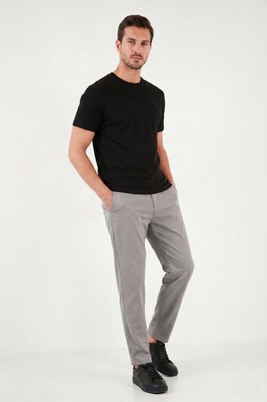 Buratti Slim Fit Normal Bel Boru Paça Denim Pantolon Erkek KOT PANTOLON 5545C82MILANO MİNT