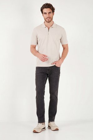 Buratti Pamuklu Normal Kalıp Normal Bel Jeans Erkek KOT PANTOLON 2213C87PARMA SİYAH
