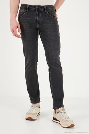 Buratti Pamuklu Normal Kalıp Normal Bel Jeans Erkek KOT PANTOLON 2213C87PARMA SİYAH