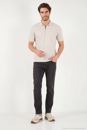 Buratti Pamuklu Normal Kalıp Normal Bel Jeans Erkek KOT PANTOLON 2213C87PARMA SİYAH