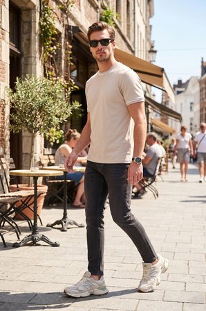 Buratti Pamuklu Slim Fit Düşük Bel Jeans Erkek KOT PANTOLON 1135C87NAPOLI SİYAH