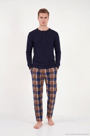 Buratti Lastikli Bel Düz Paça Ultra Soft Polar Pijama Altı Erkek PİJAMA ALTI 6098001