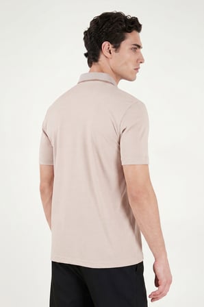 Buratti Pamuklu Regular Fit Göğüs Cepli Düğmeli Polo T Shirt Erkek POLO T SHİRT 4565001 BEJ