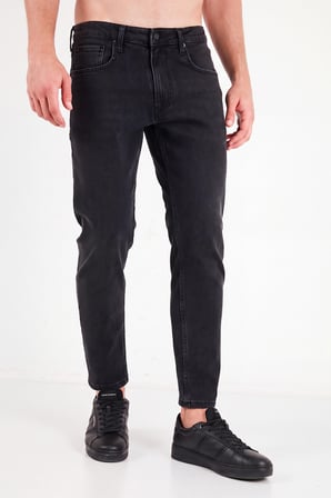 Buratti Pamuklu Normal Bel Boru Paça Jeans Erkek KOT PANTOLON 5901F03MILANO SİYAH