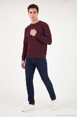 Buratti Pamuklu Normal Kalıp Normal Bel Jeans Erkek KOT PANTOLON 2213F08PARMA KOYU LACİVERT