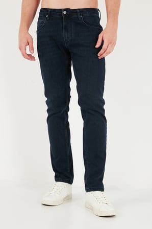 Buratti Pamuklu Normal Kalıp Normal Bel Jeans Erkek KOT PANTOLON 2213F08PARMA KOYU LACİVERT