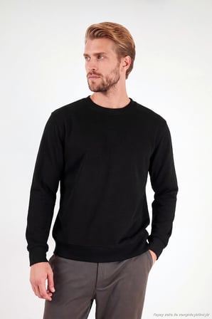 Buratti Pamuklu Relaxed Fit Bisiklet Yaka Sweat Erkek SWEAT 5901257 SİYAH