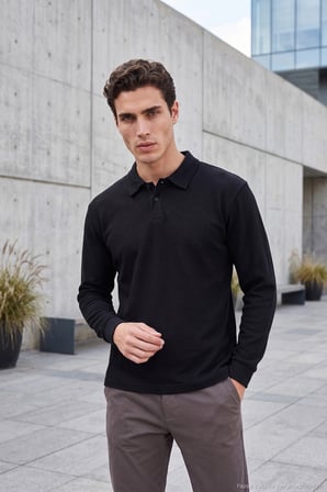 Buratti Pamuklu Düğmeli Polo Yaka Sweat Erkek POLO YAKA SWEAT 5905838 SİYAH
