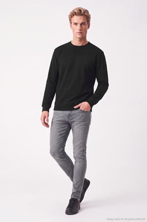 Buratti Pamuklu Regular Fit Bisiklet Yaka Sweat Erkek SWEAT 5905965 SİYAH