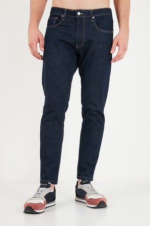 Buratti Pamuklu Normal Bel Boru Paça Jeans Erkek KOT PANTOLON 5901F10MILANO LACİVERT