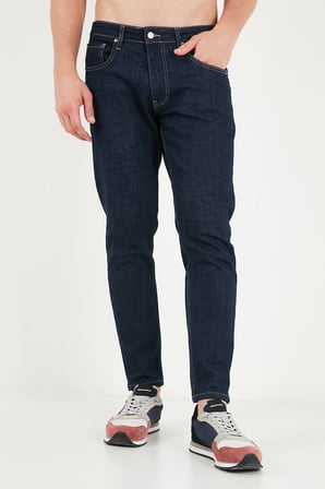 Buratti Pamuklu Normal Bel Boru Paça Jeans Erkek KOT PANTOLON 5901F10MILANO LACİVERT