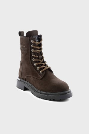 Harley Davidson Rebel Logolu Hakiki Deri Bot Kadın BOT 026Z100023 CTN Dark Brown