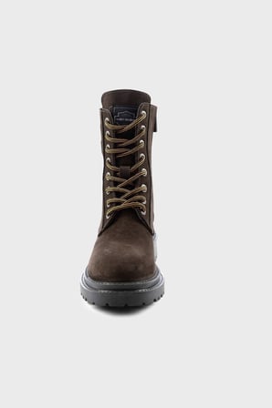 Harley Davidson Rebel Logolu Hakiki Deri Bot Kadın BOT 026Z100023 CTN Dark Brown