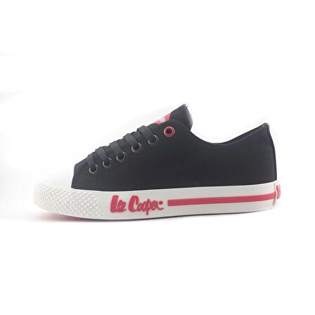 Lee Cooper 30003 Keten Spor Ayakkabı Siyah Beyaz