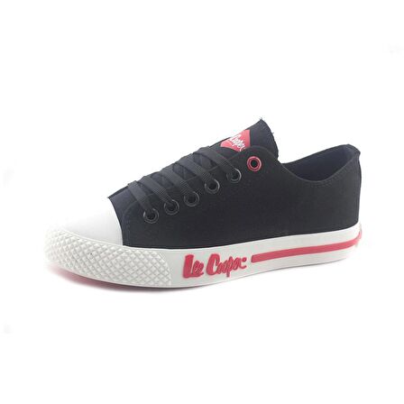 Lee Cooper 30003 Keten Spor Ayakkabı Siyah Beyaz