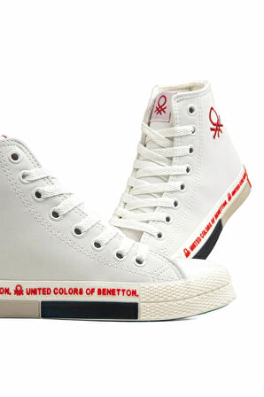 BENETTON BN-30730 BEYAZ UNİSEX UZUN CONVERSE