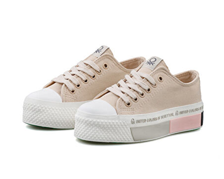 Benetton Bn 30934 Bej Kadın Günlük Ayakkabı BN-30934-BEJ Bej