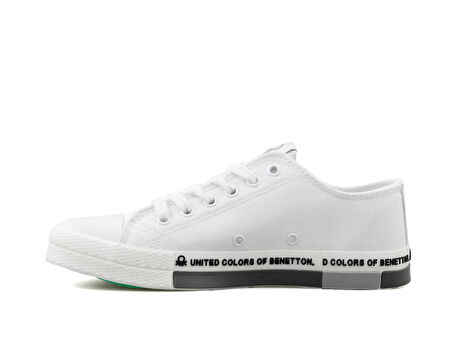 United Colors of Benetton Bn 70018 Beyaz Gri Erkek Günlük Ayakkabı BN-70018-BEYAZ-GRI Beyaz
