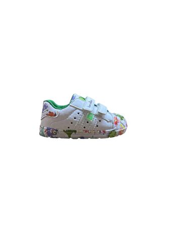 Benetton Beyaz - Yeşil Erkek Bebek Sneaker BN-30965